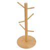 Coffee Cup Holder Space Saving Bamboo Coffee Mug Tree Rack Holder Organizer for Storage Display