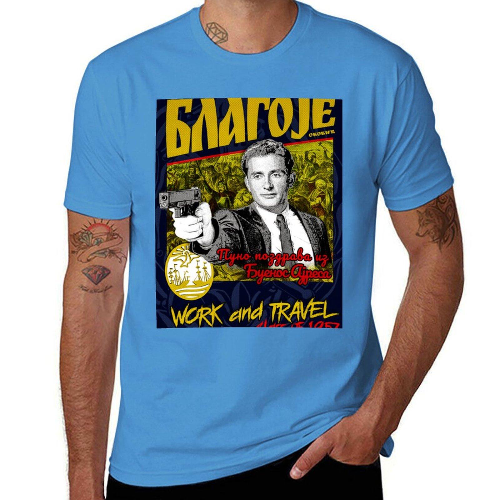 Majica Blagoje Jovovic Work and Travel class of 1957 T-Shirt sublime customs mens graphic t-shirts pack S