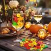100Pcs Autumn Themed Vase Fillers Shatterproof Acrylic Decoration Piece For Fall Festival Thanksgiving Decorations