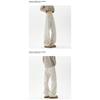 Men Cleanfit Black Draped Loose Straight Flared Casual Pants