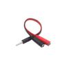 1 Male To 2 Female 3.5 Jack Audio Splitter Cable 1 Female To 2 Male    Smart Phone