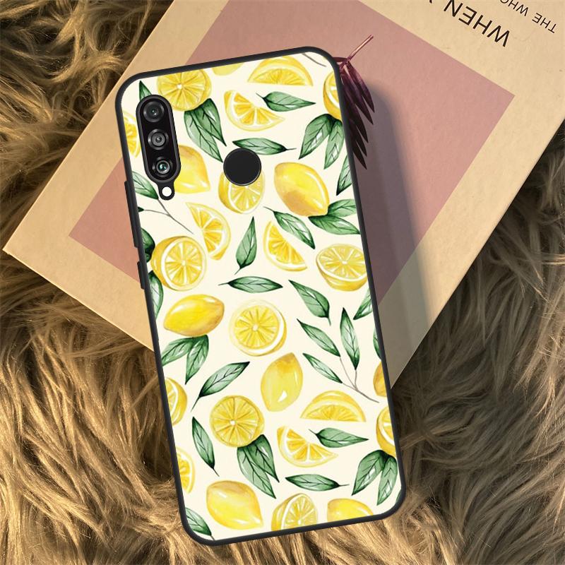 Fruit Lemon For Huawei Nova Y90 Y60 Y61 Y70 Y72 Y73 Y91 3i 7i 8i 11i 12i 9 10 SE P20 P30 P40 Lite Case