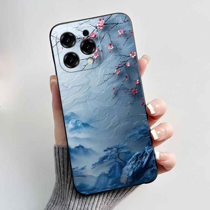 Hülle Für Doogee N55 / N55 Pro / N55 Plus Case Ästhetisch Mode Niedliche Katze Cartoon Weiches Silikon Rückseite Stoßfester Bumper