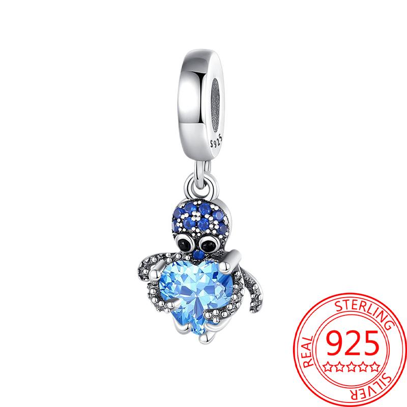 Summer Copper Sea World Kingdom Charm Pendant Beads Fit Charms Original Bracelet For Women Jewelry Making