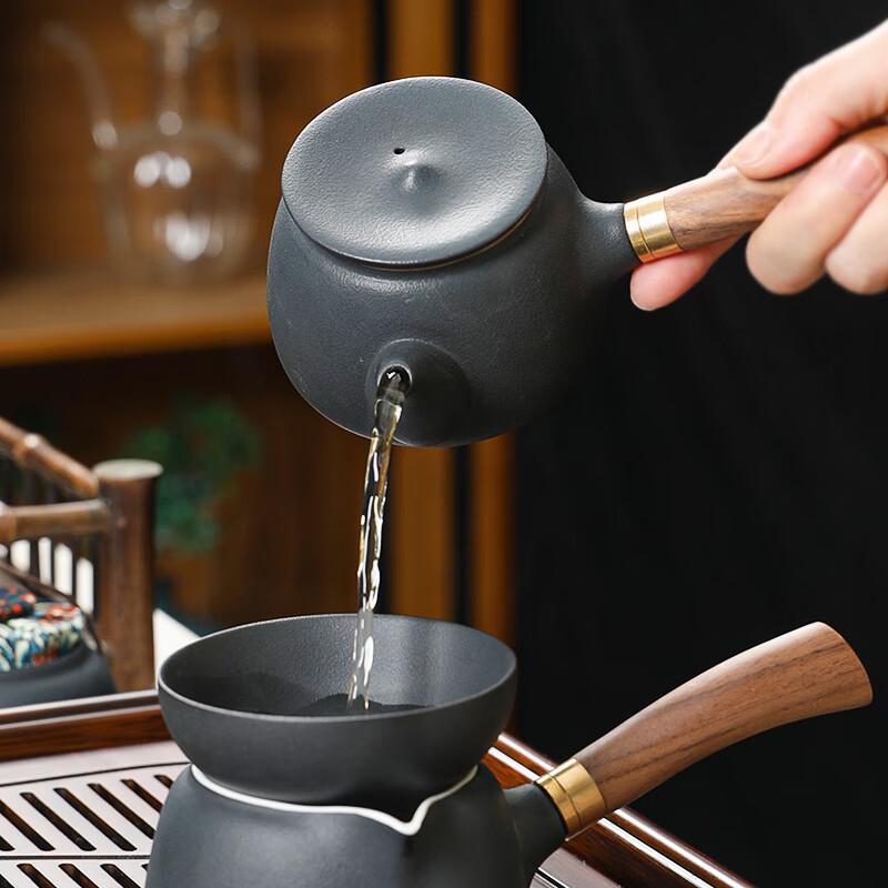 MULTIPOTENT Black Sand Glaze Kung Fu Tea Set