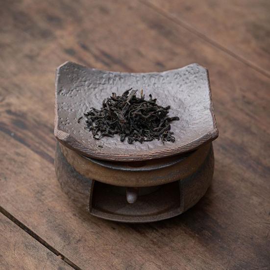 Ceramic Tea Warmer Candle Heating Stove with Pot Holder Aromatherapy Diffuser for Tea Warming Scent Release Home Office Meditation Decor