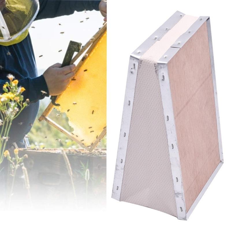 Bees Smoker Bellows PVC Leather Plywood Box Beekeeping Equipment Replacement with Clip for Beehives Beekeeping Supplies