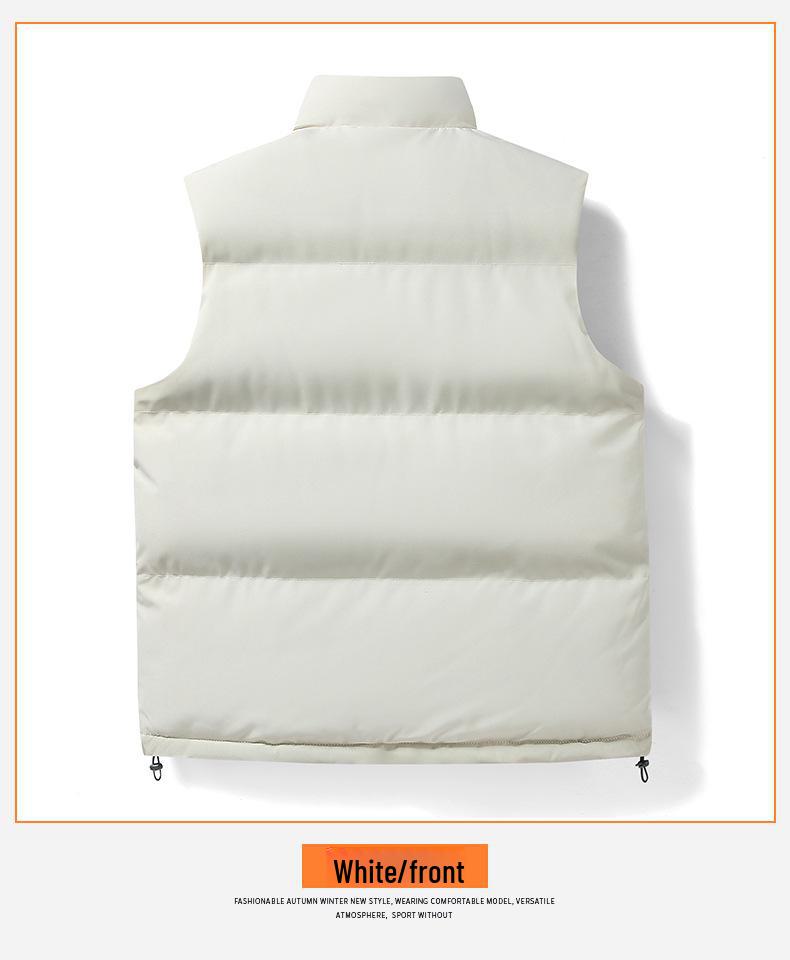 Men's Plus Size Autumn/Winter Casual Down Cotton Vest