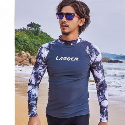 Men's Performance Long Sleeve Rash Guard Diving Top