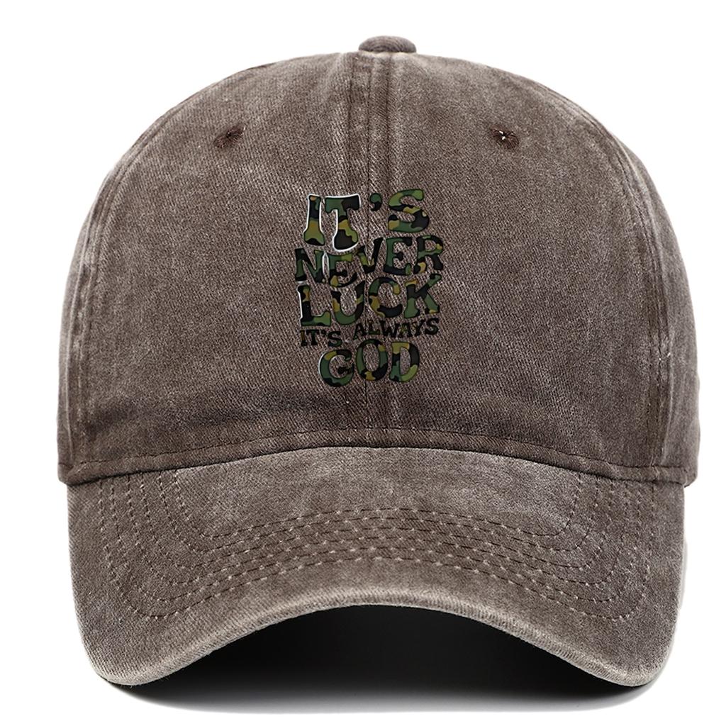 Camouflage Letter Printed Baseball Cap for Men and Women, Outdoor Sun Protection Hat, Breathable, Comfortable and Adjustable