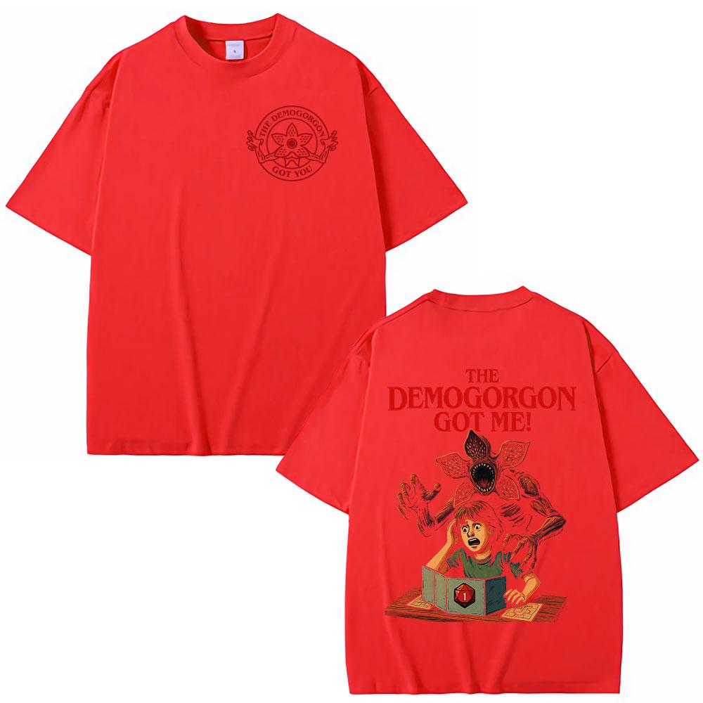 Eddie Munson The Demogorgon Got Me Tshirt Cannibal Flower Monster Graphic T Shirt Men Women Clothing Cotton Casual Tshirts Top