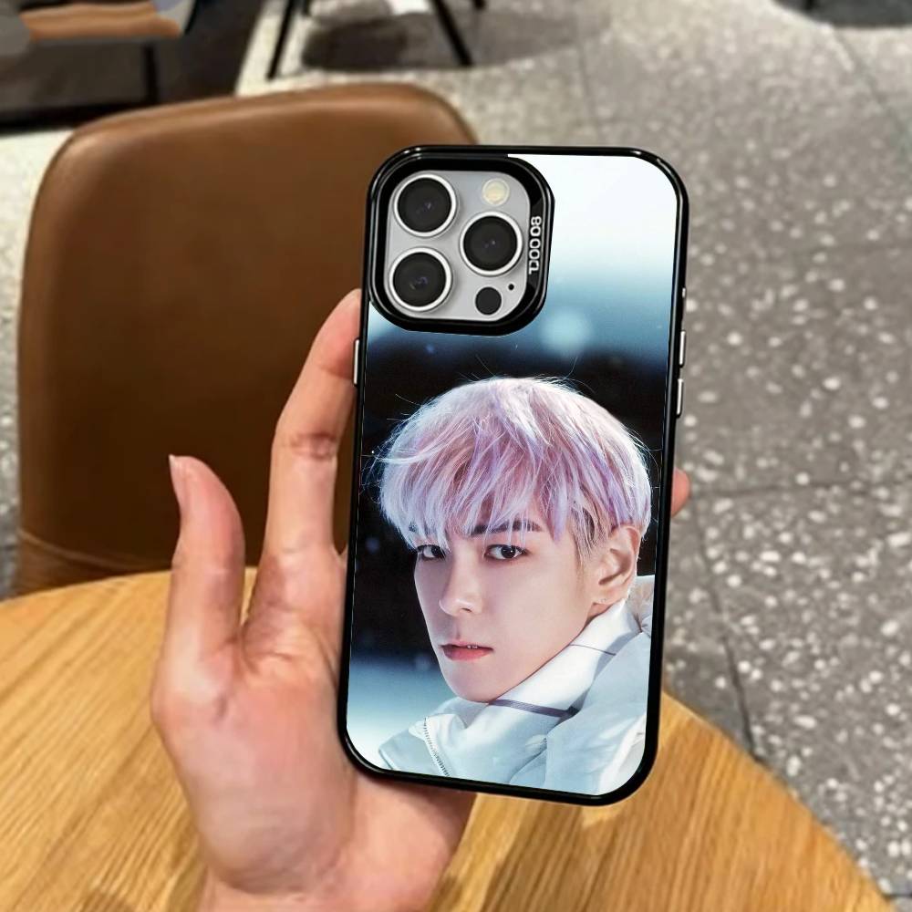 T.O.P C-Choi S-Seung H-Hyun Rapper Phone Case For iPhone17,16,15,14,13,12,11 Plus,Pro Max Colored Silver Plated Inside Cover