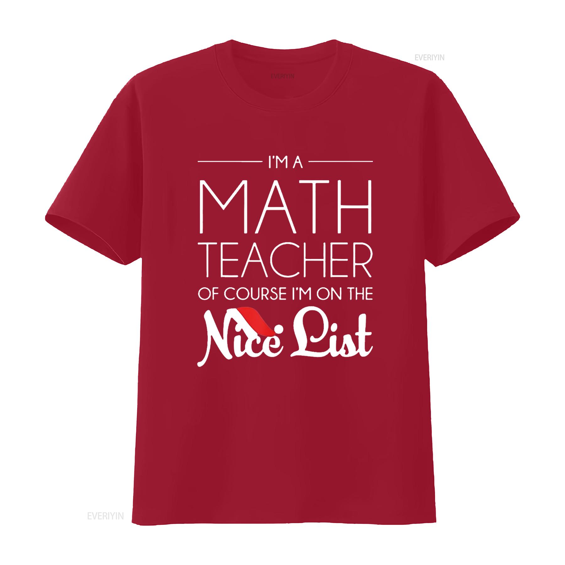 

Mens Math Teacher Christmas T Shirt Funny Holiday Black 2X Large vintage Washed Breathable Soft Stretched homme Casual S