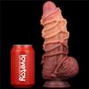 Dual Layer Dildo King Size Nature 9.5