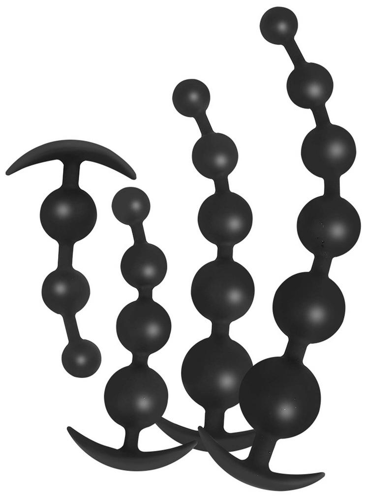 Ifukens Anal Beads Anal Pearl Anal Plug Silicone Anal Beads String Type Bendable Anal Dildo for Women Soft Anal Stick Anal Development Anal Expansion