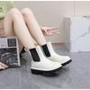 Fashion Colorful Women's Rain Boots Comfortable Height-increasing Platform Shoes Waterproof Non-slip Rain Boots Large Size 36-42