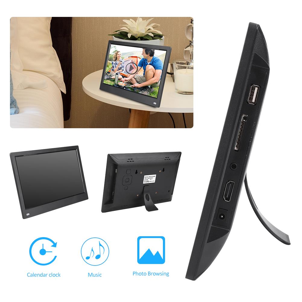 11.6 Inch HD Digital Photo Album Frame Video Music Player with Remote Control Bussiness Festival GiftEU Plug 100-240V