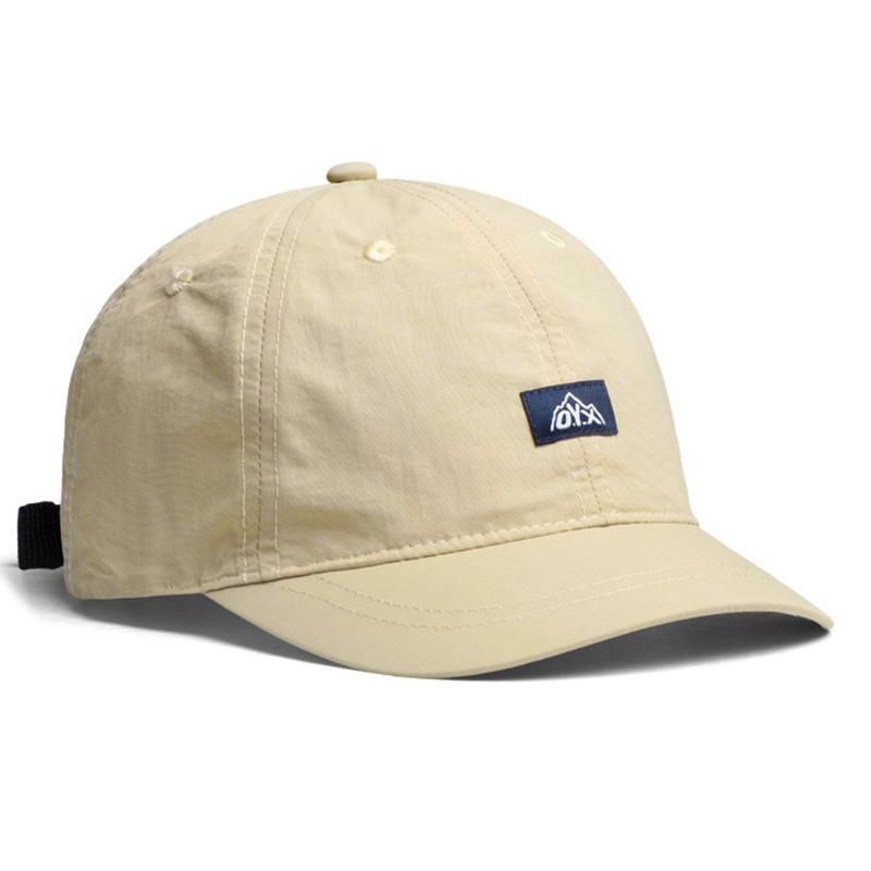 

Unisex Retro Baseball Cap With Short Brim, Adjustable And Quick-drying Peaked Hat, Ideal Choice For Gifts Adjustable бежевый