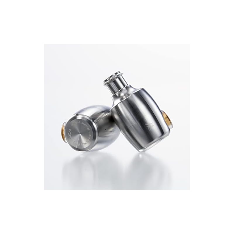 Radius HP-W200 Double V Series Stainless Steel Housing High-Resolution Audio Earphones: High-Resolution Audio, MMCX Detachable Cable, Stainless Steel