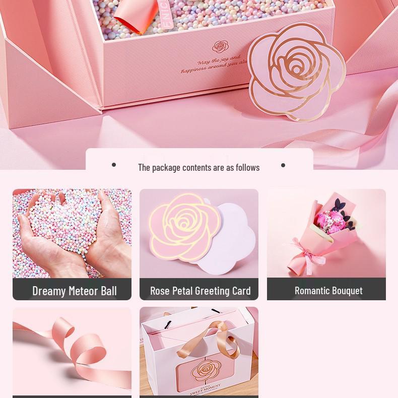 Elegant Pink Gift Box for Women - Ideal for Birthdays, Lipstick, Perfume & High-End Surprises