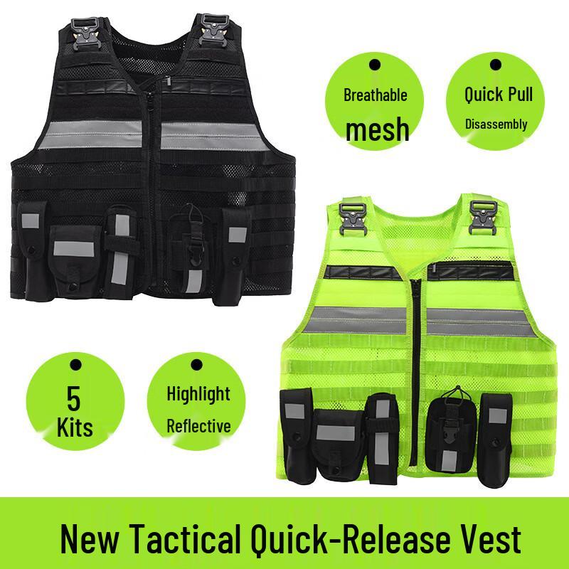Leshion Multi-Functional Reflective Stab-Proof Safety Vest