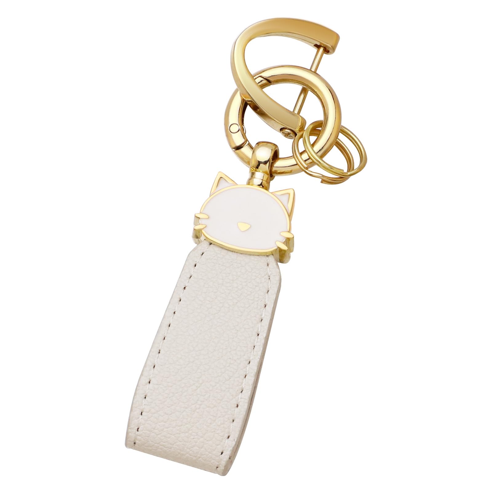 

Брелок Catland, Кот, Автомобиль, Мотоцикл, Зажим для ключей, Брелок, Стильный, Кольцо для ключей, Защита от потери, Милый кот (1, Золото) золотой