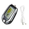 EASYGUARD EC204 PKE Car Alarm System with Passive Keyless Rechargeable LCD Pager and Shock DC12V 2-Way Entry, Display, Warning,