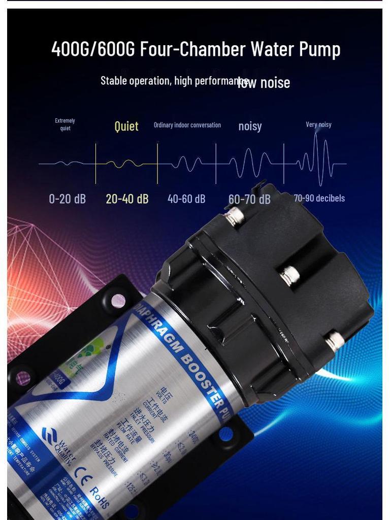 Bo Fan Electric Booster 75G Self-Priming Pump for 50G Water Purifier & 400G Direct Drinking Machine with 300G Household Motor