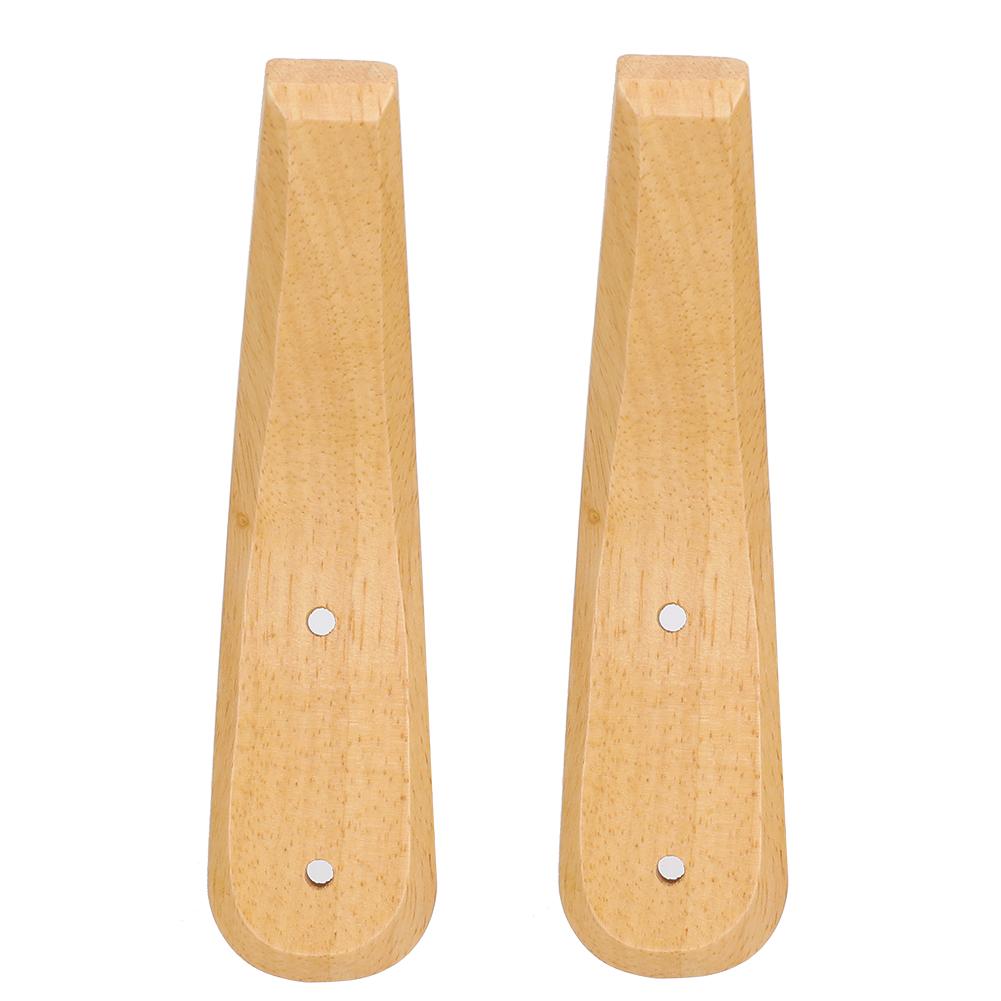 2 STÜCKE Schlicht Moderner Stil Holzmantelhaken Wandmontierter Haken Wandorganizer für Zuhause