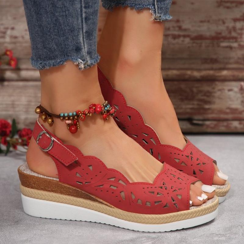 Women Summer Wedges Sandals Women Fashion Casual Comfy Platform Sandals Slippers Female Peep Toe Outdoor Beach Shoes Footwear