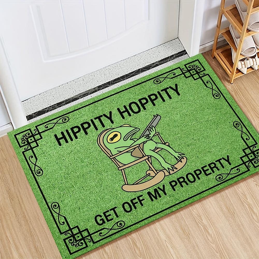 Leisure Frog Carpet Green Doormat Welcome Mat Outdoor Carpet Lightweight Rug For Bedroom Carpet For Living Room Home Deco