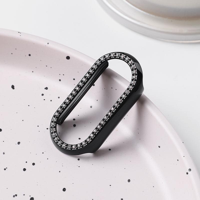Diamond Case For Xiaomi Mi Band 9 Cover Accessories All-Around hollow PC Protective Bumper Frame shell For Xiaomi Mi Band 9 NFC