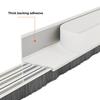 Door Draft Stopper Seal Strips Self Adhesive Under Door Draft Noise Blocker Door Sweeps for Bottom of Door Easily Instal