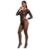 Sexy Long Sleeve V Neck Fishnet Body Stockings Lingerie Plus Size Women Bodystocking Underwear Sexy Clothes