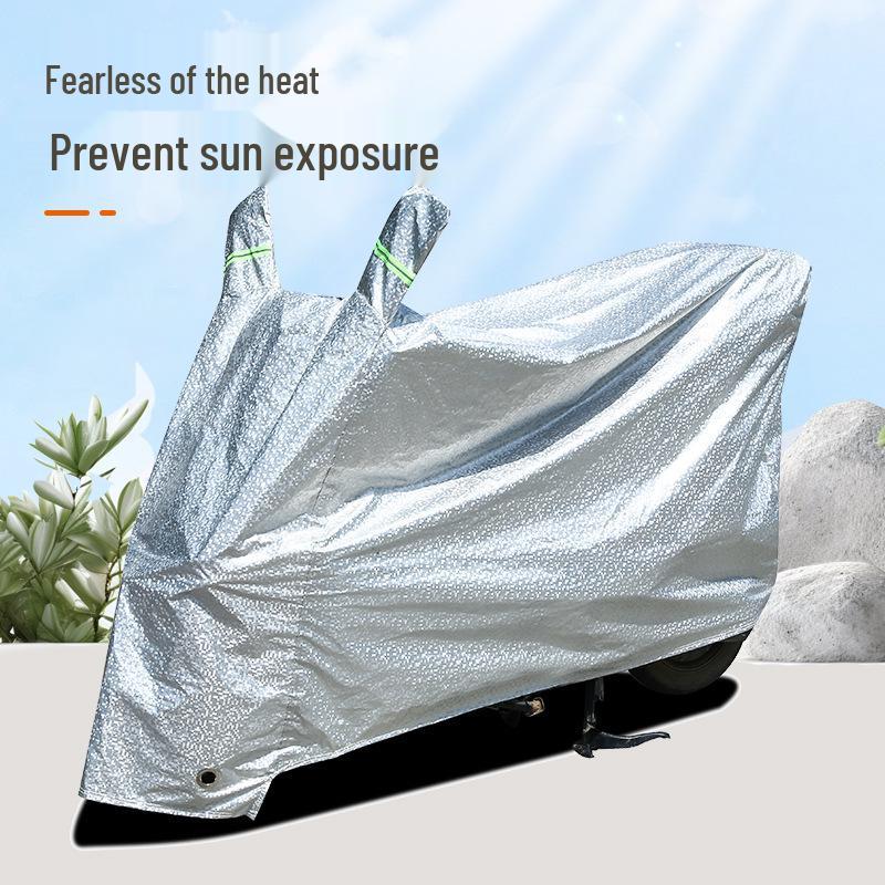 Electric Bike & Motorcycle Rain & Dust Cover: Waterproof & Thickened Sun Protection