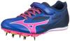 Track and Field Club Short Track and Field For Tracks Under 2E X-Spirit Shoes, Activities, Lightweight, Distance, Spikes, 800m, Blue/Pink, 23.0