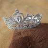 Round Crown Metal Crown Tiaras Wedding Tiaras Crown for Bridal Princess Parties