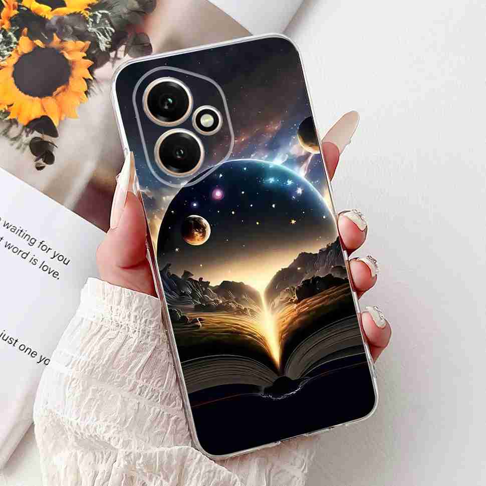 For Honor 400 5G 6.55" Case DNY-NX9 Cartoon Cat Girl Love Soft Silicone TPU Cover For Huawei Honor 400 Global Phone Cases Bumper