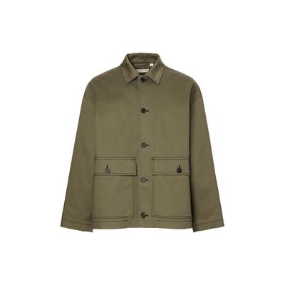 Uniqlo X MARNI Oversized Utility Jacket (Asia Sizing) Olive Unisex Streetwear 449587-57