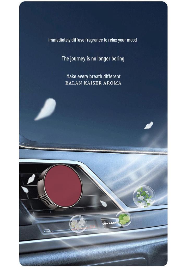 Premium Car Air Freshener Vent Clip: Long-Lasting Light Scent for Men & Women