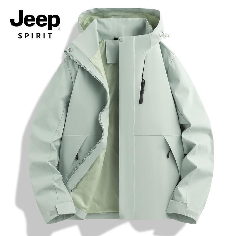 JEEP SPIRIT Men's FKS689 3-Proof Autumn Jacket