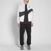 Nike Lab Heritage Stand Collar Zip Jacket With Large Swoosh Men Jackets White Black AA1569-100