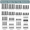 Universal TV Mount Screws Kit Includes M4 M5 M6 M8 Screws, Washers, for Samsung TCL Hisense LG Vizio Onn Sony Toshiba Insignia Westinghouse TV