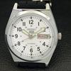 REFURBISHED JAPAN SEIKO 5 AUTOMATIC 6309A MENS WHITE DIAL WATCH a427300-2 QRL-a427300
