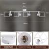 Spot de Plafond - NETTLIFE - Spot E14 4 ampoules - Blanc - Pivotant 350° - Métal