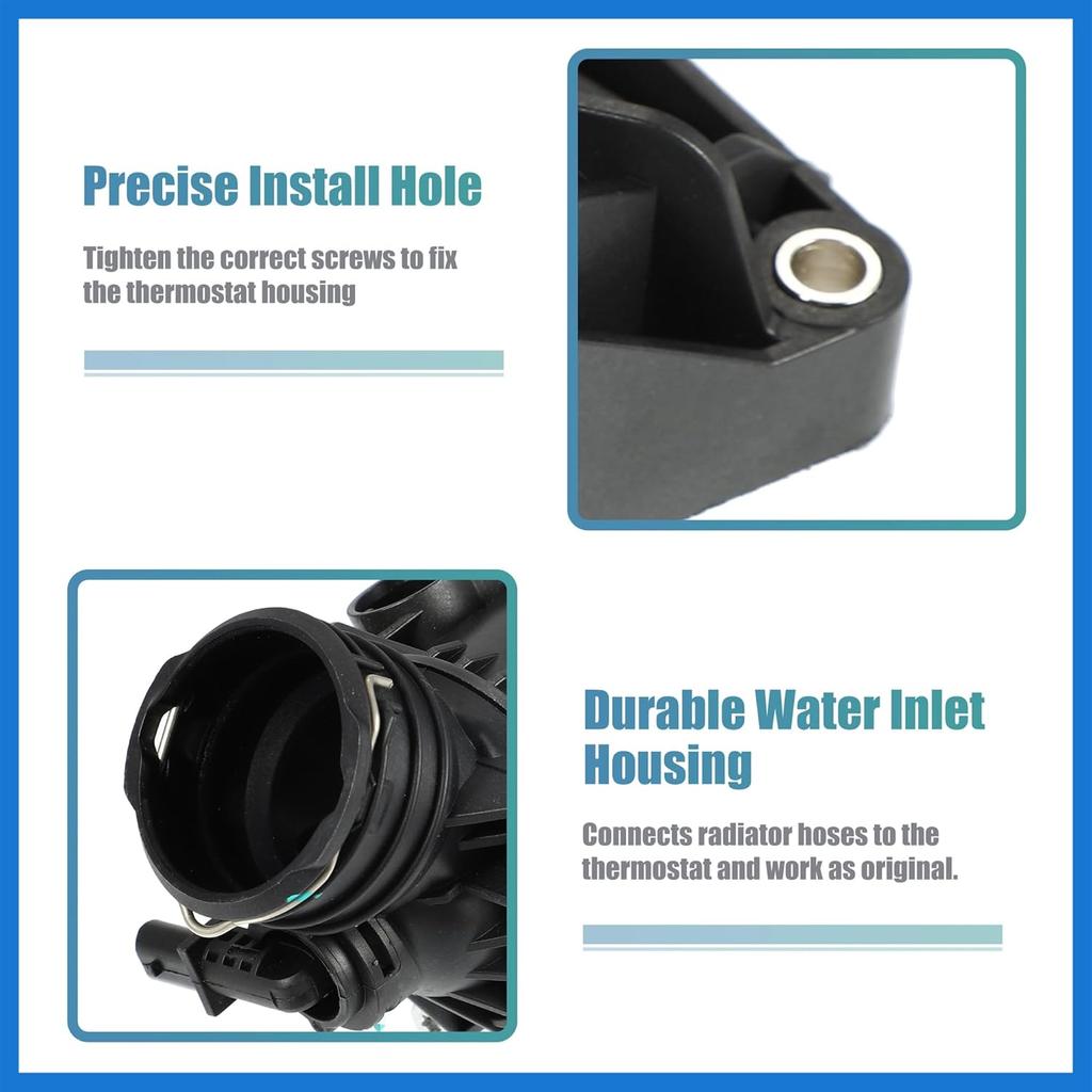 Kühlmittelthermostatgehäuse-Baugruppe für Mercedes-Benz C400 E400 SL450 CLS400 GLE450 für AMG 902-5843 2762000315 785-212 2762000315 Auto