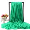 Extra Large Imitation Silk Scarf Solid Color Silk Scarf Seaside Beach Towel Long Spring and Autumn Women's Gauze Scarf Chiffon Scarf Women