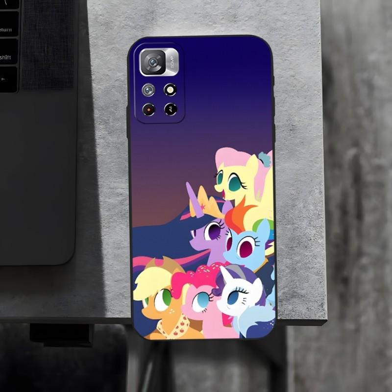 

My L-Little P-Pony Phone Case For Xiaomi 13 12 11 9 Ultra Redmi Note 10 Lite POCO M4 M3 Pro Plus Black Soft Cover Xiaomi 9