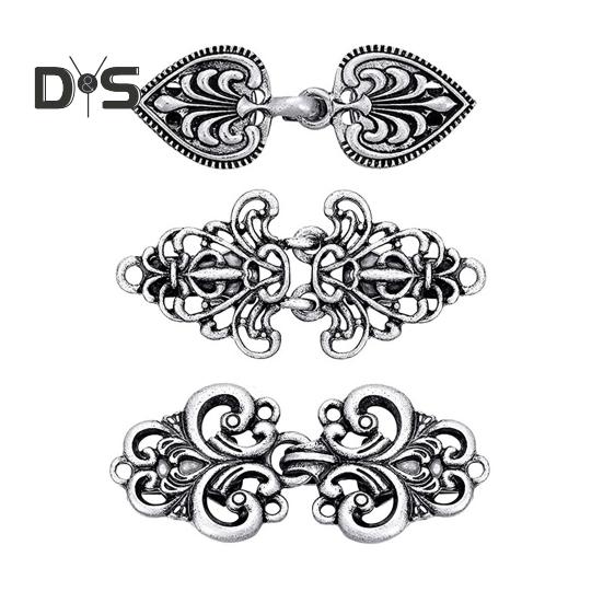 

3 шт. зажим для воротника-шальки, кнопки в стиле ретро, свитер, кардиган, зажимы, гальванизированные, 3 стиля, застежки для шальки, пряжки, одежда, принадлежности для самостоятельного изготовления 3pcs