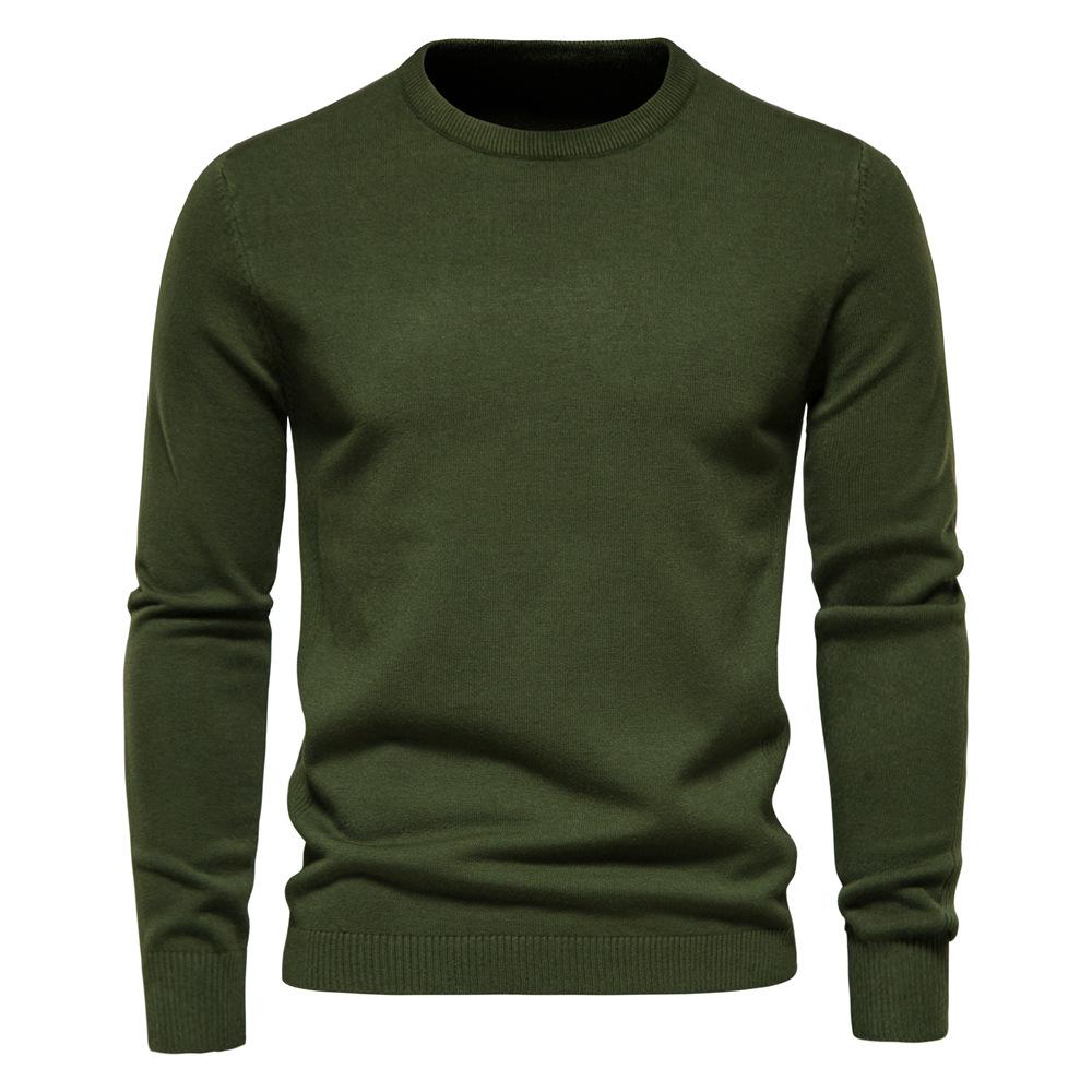 Erkek Slim Fit Balıkçı Yaka Kazak Günlük Kablo Örgülü Kazak Düz Renk Yarım Balıkçı Yaka Uzun Kollu Şık İş Temel Kazak Erkek için